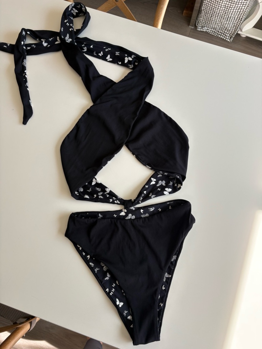 Maaji Black Tulip Radiant Entero 1-Piece Reversible Swimsuit